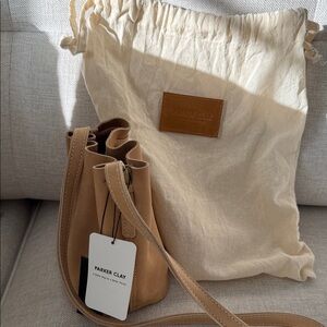 Parker Clay Tan Mini Leather Bag